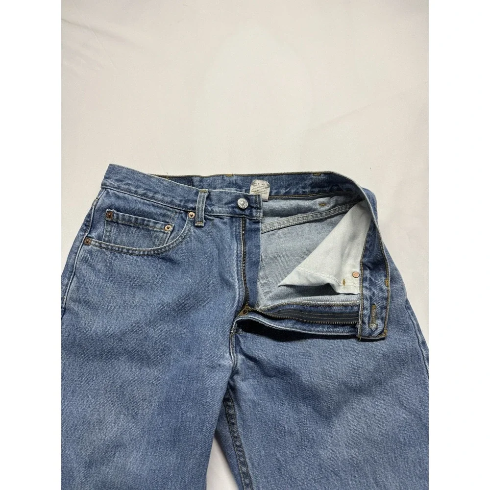 Levi's 505 Jeans Mens 32x30 Regular‎ Fit Blue medium Wash Denim